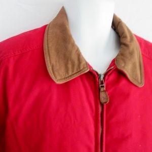 Eddie Bauer Jackets & Coats - EDDIE BAUER Down JACKET Coat RED Leather Eddie Bauer Jackets & Coats - EDDIE BAUER Down JACKET Coat RED Leather